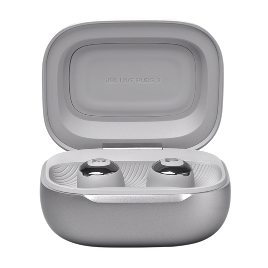 JBL Live Buds 3 - Silver - True wireless Noise Cancelling bud-type earbuds - Detailshot 2